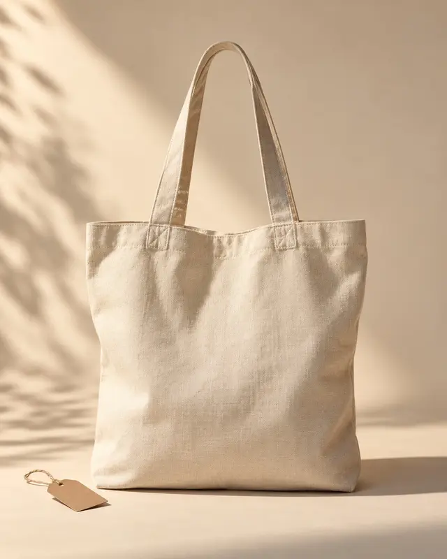 Illustrative personalized canvas tote